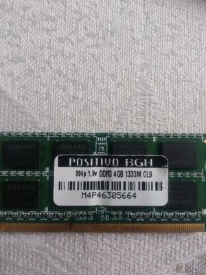 Memoria ddr3 4g mhz notebook