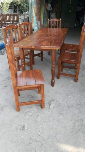Mesa + 6 sillas