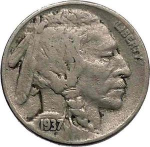 Moneda - Eeuu - Indian Bufalo - 5 Cents -  -tesoros