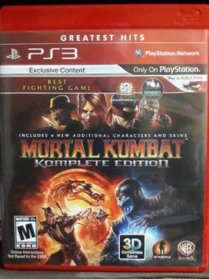Mortal Kombat (Komplete Edition) Fisico PS3