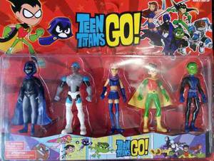 Muñecos Teen Titans X 5 Para Jugar Y Coleccionar!!!