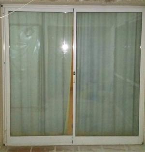 Puerta ventana de aluminio con dvh y premarco