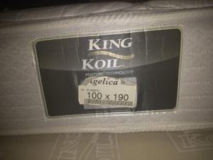 Somier usado king koil 1metro por 1,90 (plaza y media) $