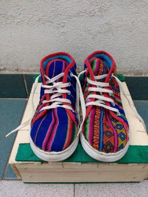 Zapatillas estampado hippie