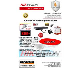 cctv hikvision, alarmas paradox, generadores eléctricos