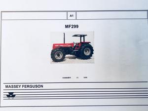 Manual de repuestos tractor Massey Ferguson 299di