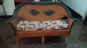 Sillon de Rattan dos cuerpos