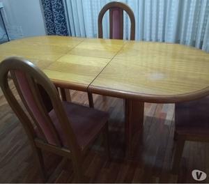 Vendo Mesa de Roble Extensible Urgente