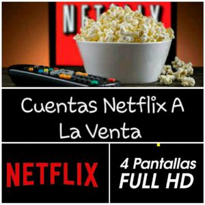 Vendo cuentas Netflix