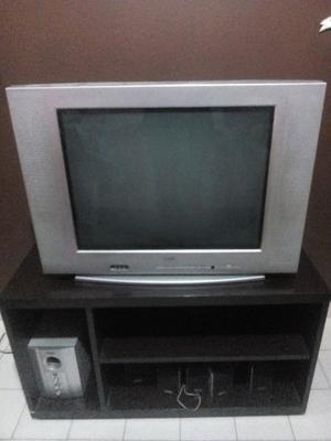 Vendo tv 29 con mesa y parlantes