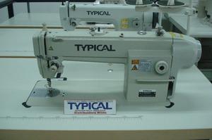 Máquina para coser recta industrial con motor incorporado