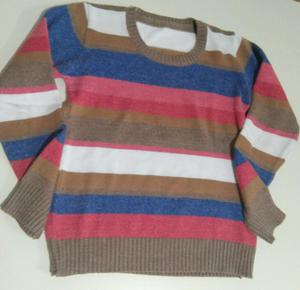Suéter colores rayado