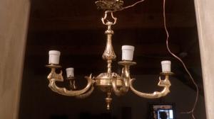 Pulido lamparas antiguas laqueado y restauracion electrica