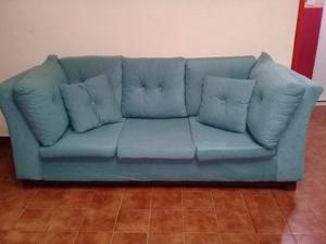 Sillón de 3 cuerpos símil pana