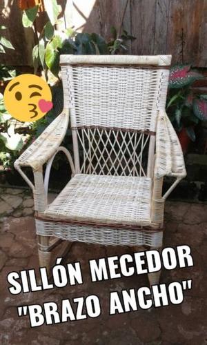 Sillon Hamaca en Mimbre