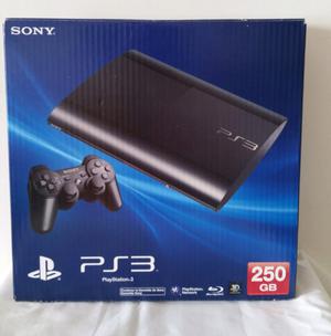 CONSOLA PS3 SUPER SLIM 250 GB CON 7 JUEGOS ORIGINALES VENTA