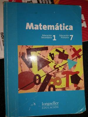 Matemática 1/7 - Longseller Educación