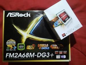 Combo amd A + Asrock fm2a68m-dg3+