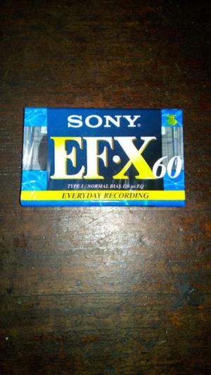 Cassetes Sony HF y EF-X