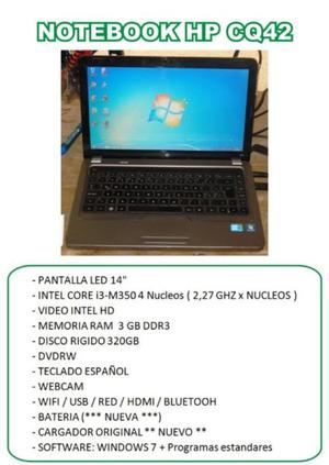 Notebook HP CQ42