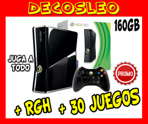 Xbox 360 de 160gb 30 juegos DUAL para todo tipo de juegos