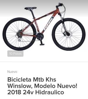 Vendo bicicleta nueva