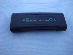detector de billetes falso portatil funcionando + 2 pilas