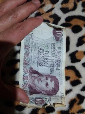 Billete antiguo de Argentina