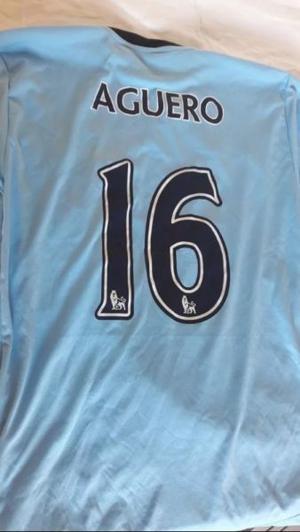 Camiseta Retro Fantasy Aguero Manchester