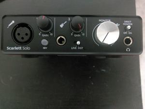 Focusrite solo 2da Generación