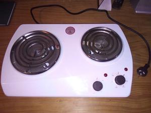 Anafe Cocina Electrico Foco 2 Hornallas  W C Termostato