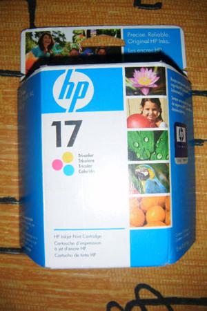 Cartucho para impresora HP 17 tricolor. Muy buen precio!!!