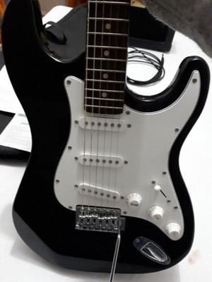 Guitarra eléctrica Hallen, modelo Stratocaster. 24 trastes.