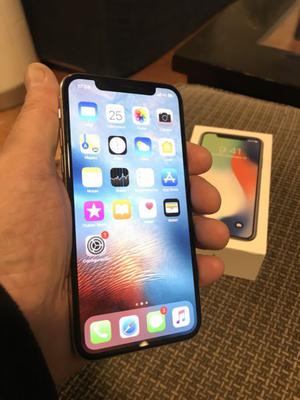 IPhone X 256 gigas Silver en caja NUEVO SIN USO