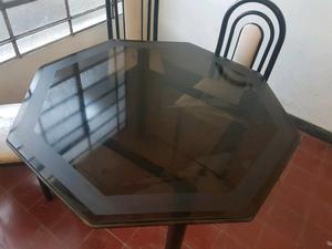mesa de vidrio templado