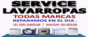 Service de lavarropas automaticos todas las marcas y modelo