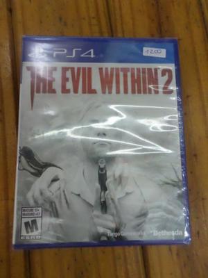 THE EVIL WITHIN 2 PS4 FISICO SELLADO