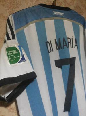 Vendo Camiseta De La Seleccion Argentina Usada Por Di Maria