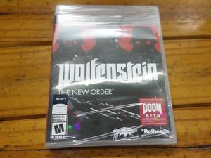 WOLFENSTEIN THE NEW ORDER PS3 FISICO USADO