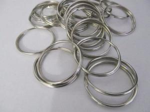 Argollas Sinfin Para Llaveros 18 Mm Plateadas $ 0.50