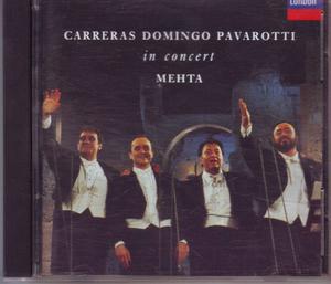 Carreras Domingo Pavarotti - in concert cd