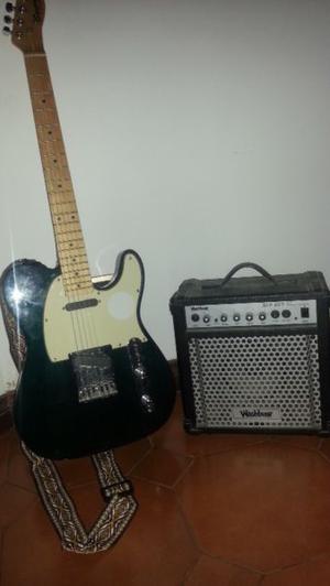 Guitarra Fender Squier California y Amplificador Washburn