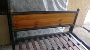 Oportunidad,Cama totalmente metalica2 plazas