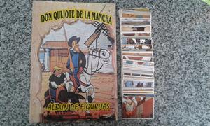 Vendo lote de 255 figuritas diferentes de don quijote de la