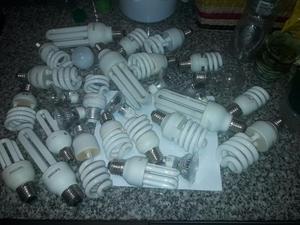 lote de 29 lamparas usadas