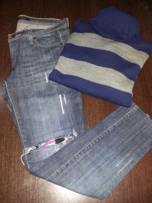 Combo Sweter mas jeans