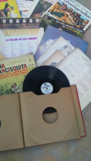 Lote 260 discos de pasta y vinilo