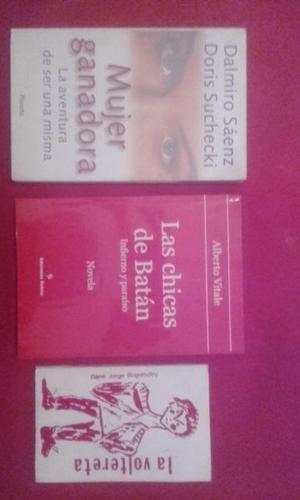 Tres libros en perfecto estado