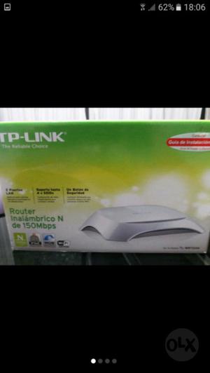 Vendo Router Inalámbrico de 150Mbps marca TP-LINK