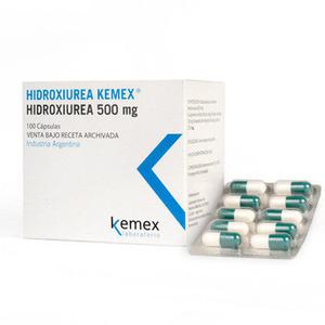 Hidroxiurea Kemex 500 MG 100 capsulas